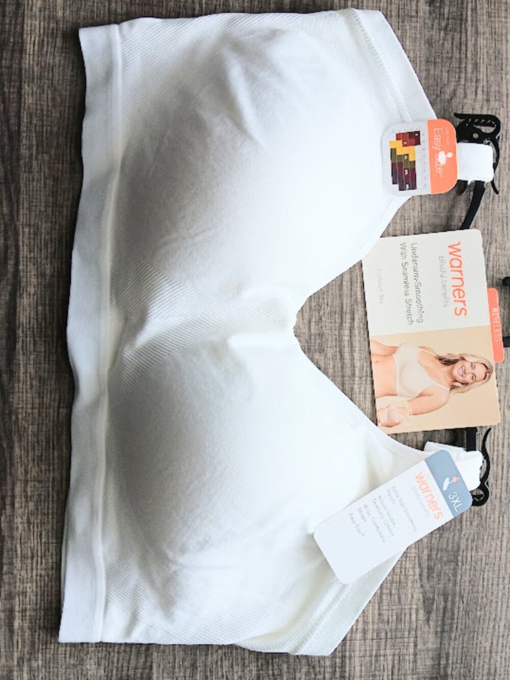 NEW 3XL Warner's Blissful Benefits Tshirt Bra Plus Size 3XL